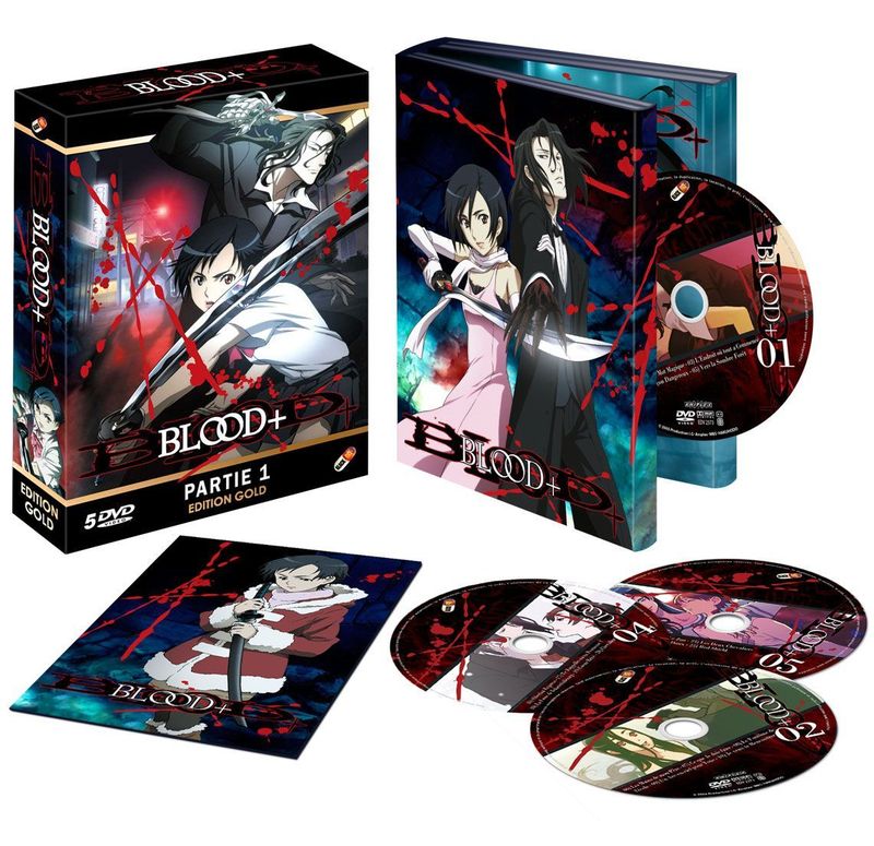IMAGE 2 : Blood+ (The Last Vampire) - Intgrale - Pack 2 Coffrets (10 DVD) - Edition Gold - 50 pisodes