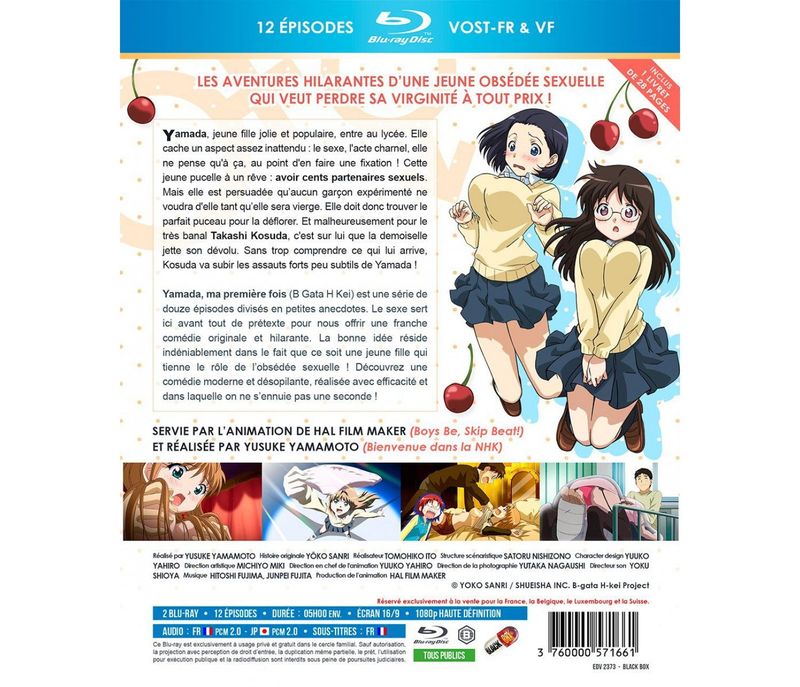 IMAGE 3 : Yamada, ma premire fois (B Gata H Kei) - Intgrale - Edition Saphir - Coffret Blu-ray + Livret
