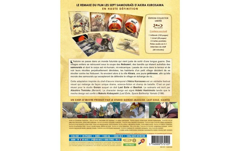 IMAGE 3 : Samurai 7 - Intgrale - Edition Collector Limite - Coffret Blu-ray