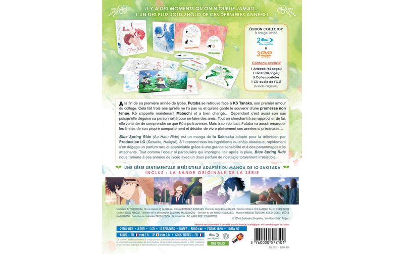 IMAGE 3 : Blue Spring Ride - Intgrale - Coffret DVD + Blu-ray - Edition Collector Limite