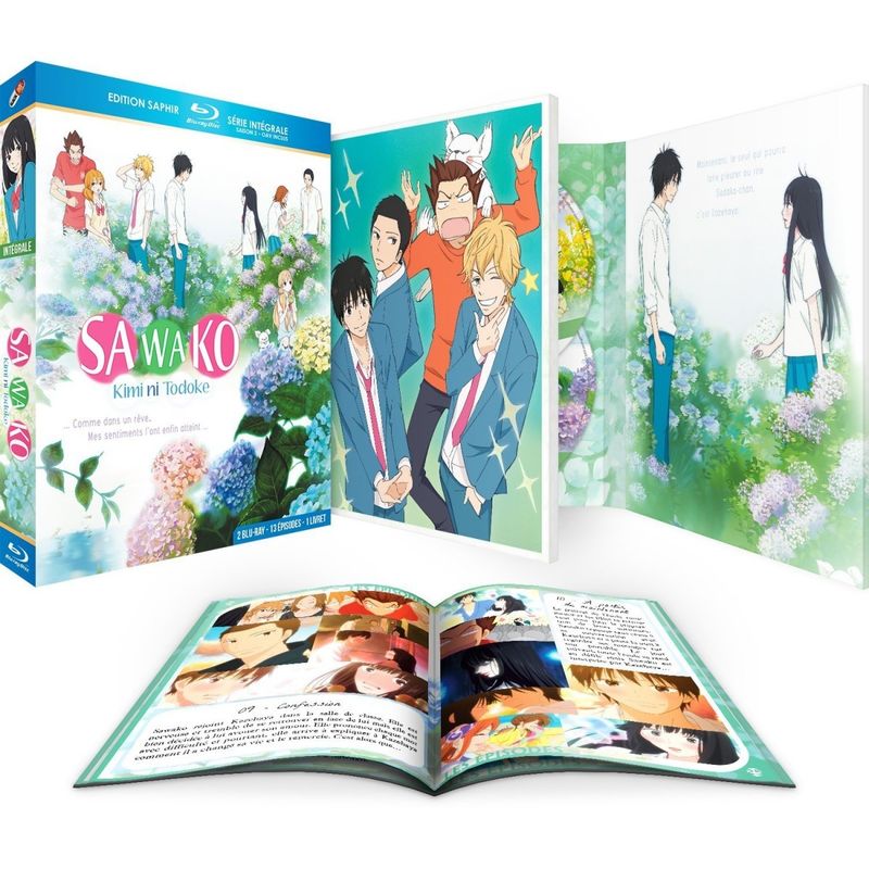 IMAGE 3 : Sawako (Kimi ni Todoke) - Intgrale (Saison 1 + 2) - Edition Saphir - Pack 2 coffrets Blu-ray