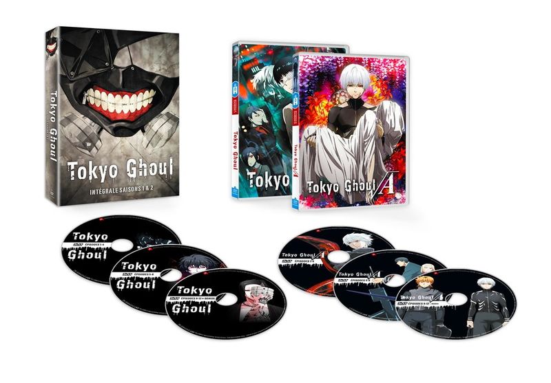 Tokyo Ghoul - Intgrale (Saison 1 + 2) - Coffret DVD