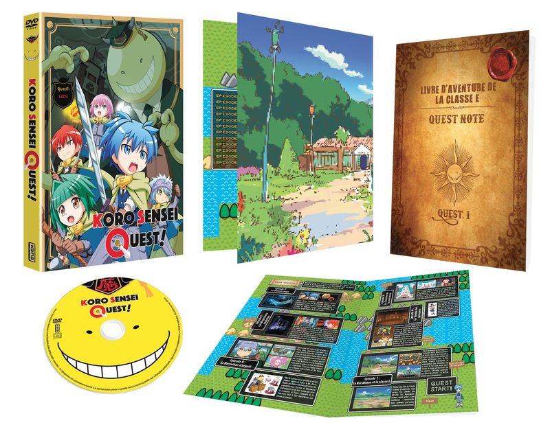 Koro Sensei Quest ! - Intgrale - DVD + Livret (spin-off Assassination Classroom)
