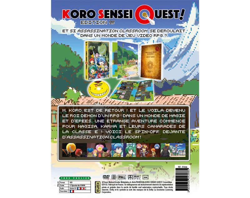 IMAGE 3 : Koro Sensei Quest ! - Intgrale - DVD + Livret (spin-off Assassination Classroom)