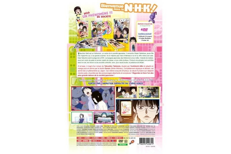 IMAGE 3 : Bienvenue dans la NHK - Intgrale - Edition Collector Limite A4 - Coffret DVD