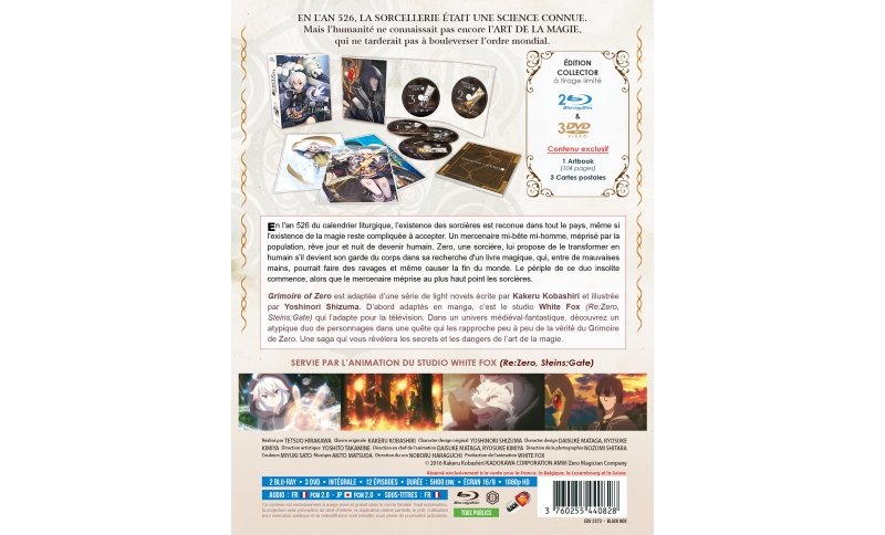 IMAGE 3 : Grimoire of Zero - Intgrale - Edition Collector Limite - Combo Blu-ray + DVD