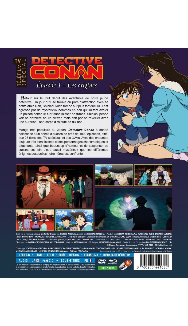 IMAGE 2 : Dtective Conan - TV Special 1 : Les origines - Combo Blu-ray + DVD