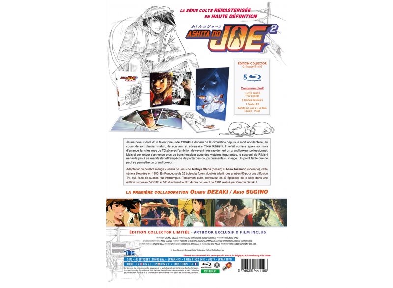 IMAGE 2 : Ashita no Joe 2 - Intgrale + Film - Edition Collector Limite - Coffret A4 Blu-ray