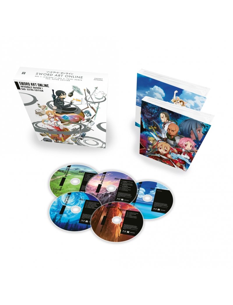 IMAGE 2 : Sword Art Online - Saison 1 (Arc 1 + 2) + Extra (OAV) - Coffret Blu-ray