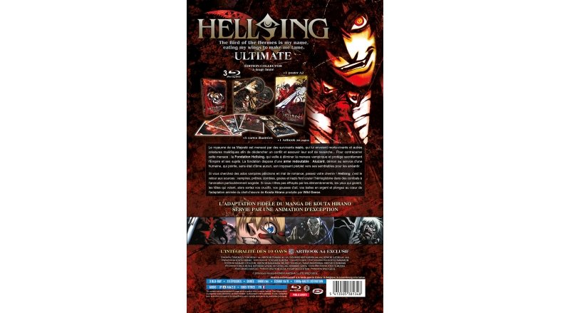 IMAGE 2 : Hellsing Ultimate - Intgrale - Edition Collector Limite A4 - Coffret Blu-ray