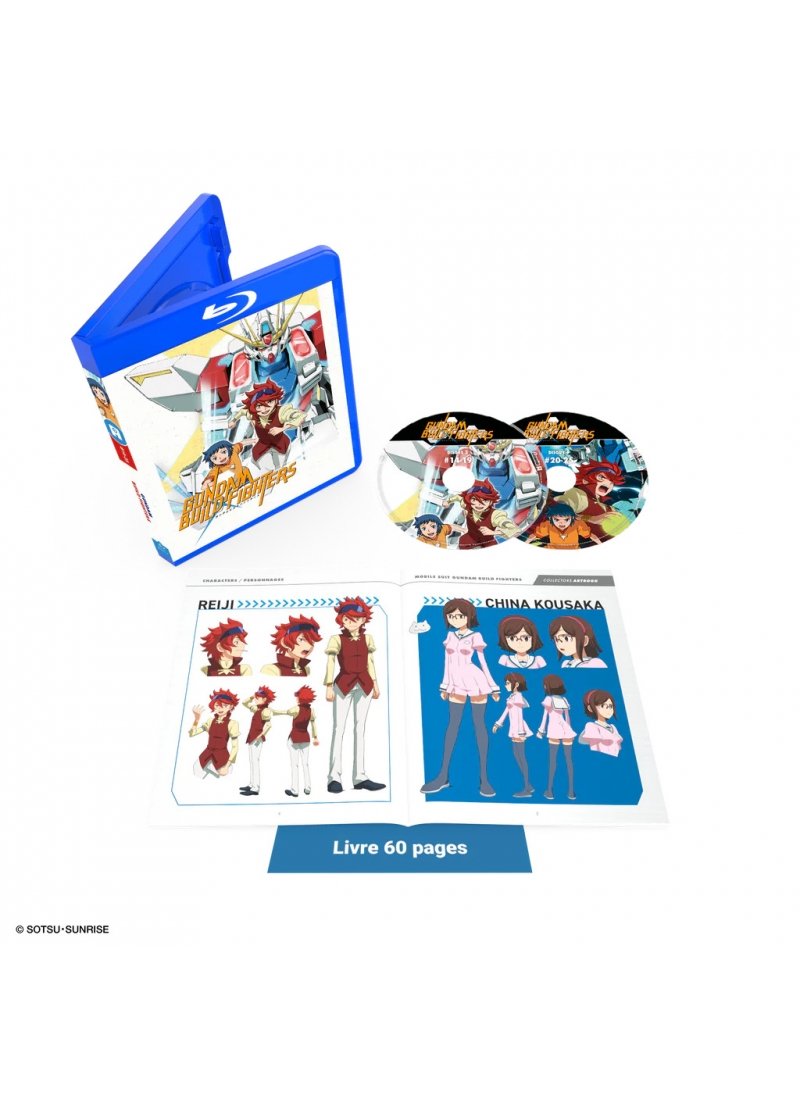IMAGE 2 : Mobile Suit Gundam Build Fighters - Partie 2 - Edition Collector - Coffret Blu-ray