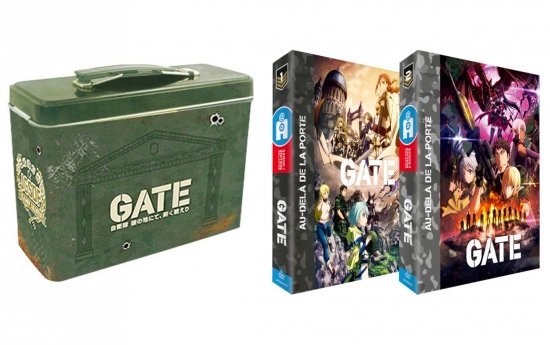 Gate - Intgrale (Saison 1 + 2) - Edition Collector - Pack 2 coffrets DVD + Boite mtal militaire